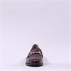 Wonders Alondra Block Heel Link Loafer - Dark Burgundy Leather